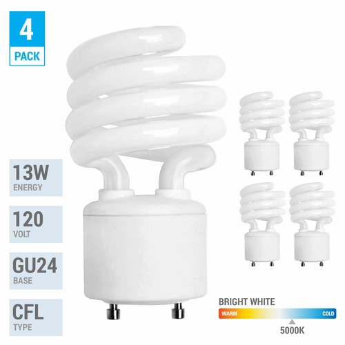 Pack spiral cfl fluorescent - 4,